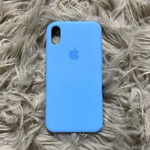 apple blue silicone case